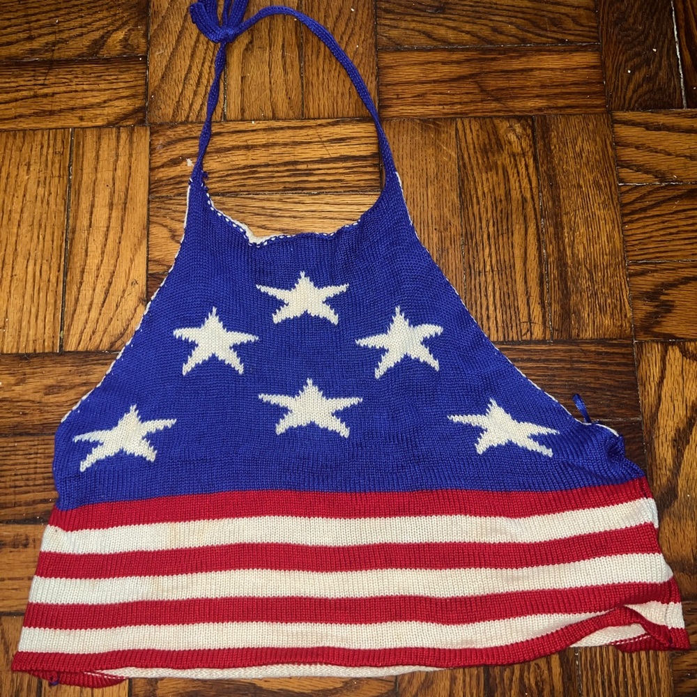 Patriotic Star and Stripe Tank Top